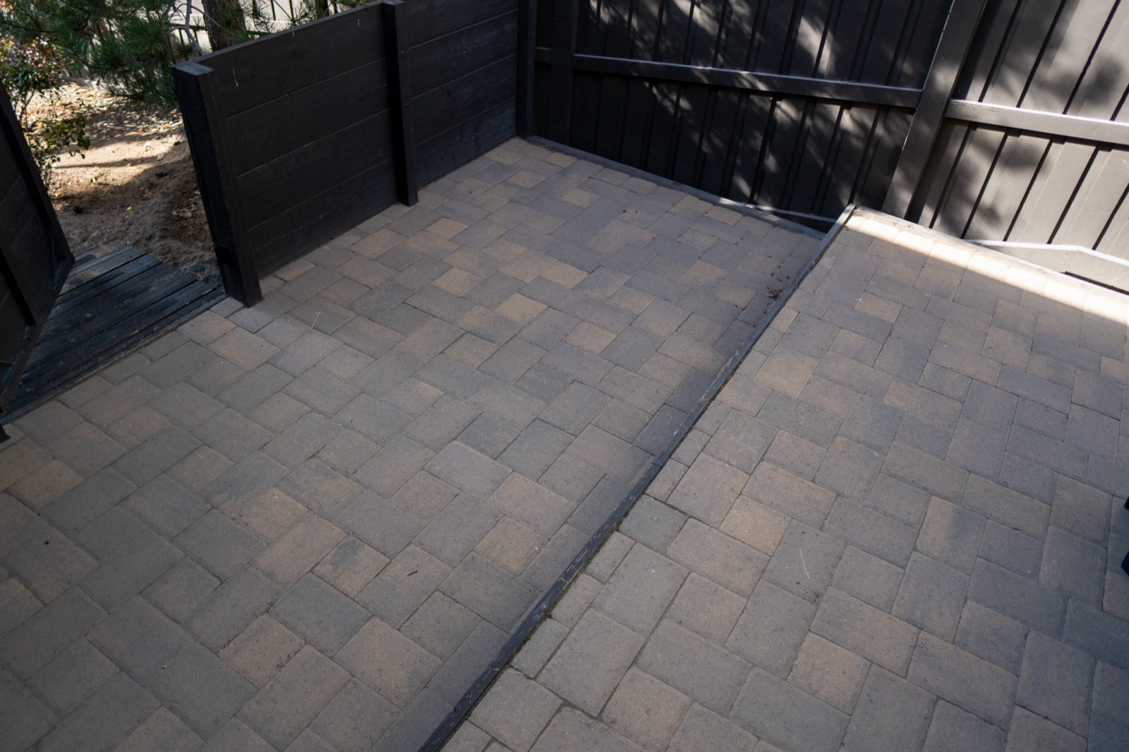 Paver side yard, Bend OR